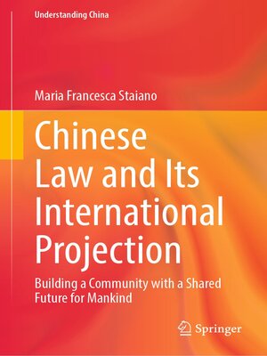 cover image of Chinese Law and Its International Projection